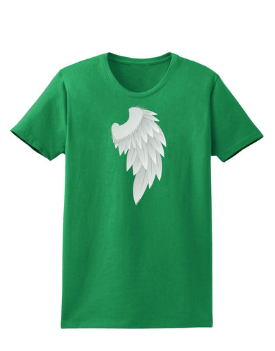 Single Right Angel Wing Design - Couples Womens Dark T-Shirt-Womens T-Shirt-TooLoud-Kelly-Green-X-Small-Davson Sales