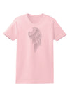 Single Right Angel Wing Design - Couples Womens T-Shirt-Womens T-Shirt-TooLoud-PalePink-X-Small-Davson Sales