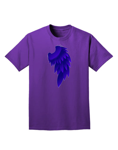 Single Right Dark Angel Wing Design - Couples Adult Dark T-Shirt-Mens T-Shirt-TooLoud-Purple-Small-Davson Sales