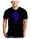 Single Right Dark Angel Wing Design - Couples Adult Dark V-Neck T-Shirt-Mens V-Neck T-Shirt-TooLoud-Black-Small-Davson Sales