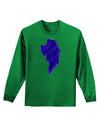 Single Right Dark Angel Wing Design - Couples Adult Long Sleeve Dark T-Shirt-TooLoud-Kelly-Green-Small-Davson Sales