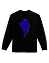 Single Right Dark Angel Wing Design - Couples Adult Long Sleeve Dark T-Shirt-TooLoud-Black-Small-Davson Sales