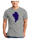 Single Right Dark Angel Wing Design - Couples Adult V-Neck T-shirt-Mens V-Neck T-Shirt-TooLoud-HeatherGray-Small-Davson Sales