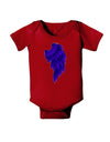 Single Right Dark Angel Wing Design - Couples Baby Romper Bodysuit Dark-Baby Romper-TooLoud-Red-06-Months-Davson Sales