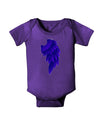 Single Right Dark Angel Wing Design - Couples Baby Romper Bodysuit Dark-Baby Romper-TooLoud-Purple-06-Months-Davson Sales