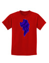 Single Right Dark Angel Wing Design - Couples Childrens Dark T-Shirt-Childrens T-Shirt-TooLoud-Red-X-Small-Davson Sales