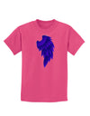 Single Right Dark Angel Wing Design - Couples Childrens Dark T-Shirt-Childrens T-Shirt-TooLoud-Sangria-X-Small-Davson Sales