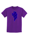Single Right Dark Angel Wing Design - Couples Childrens Dark T-Shirt-Childrens T-Shirt-TooLoud-Purple-X-Small-Davson Sales