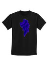 Single Right Dark Angel Wing Design - Couples Childrens Dark T-Shirt-Childrens T-Shirt-TooLoud-Black-X-Small-Davson Sales