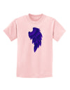 Single Right Dark Angel Wing Design - Couples Childrens T-Shirt-Childrens T-Shirt-TooLoud-PalePink-X-Small-Davson Sales