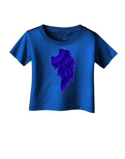 Single Right Dark Angel Wing Design - Couples Infant T-Shirt Dark-Infant T-Shirt-TooLoud-Royal-Blue-06-Months-Davson Sales