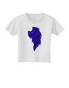 Single Right Dark Angel Wing Design - Couples Toddler T-Shirt-Toddler T-Shirt-TooLoud-White-2T-Davson Sales