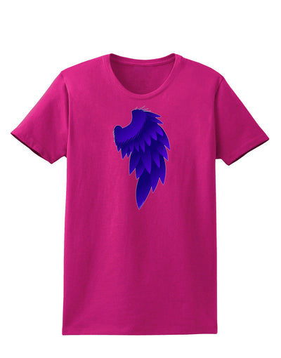 Single Right Dark Angel Wing Design - Couples Womens Dark T-Shirt-Womens T-Shirt-TooLoud-Hot-Pink-Small-Davson Sales