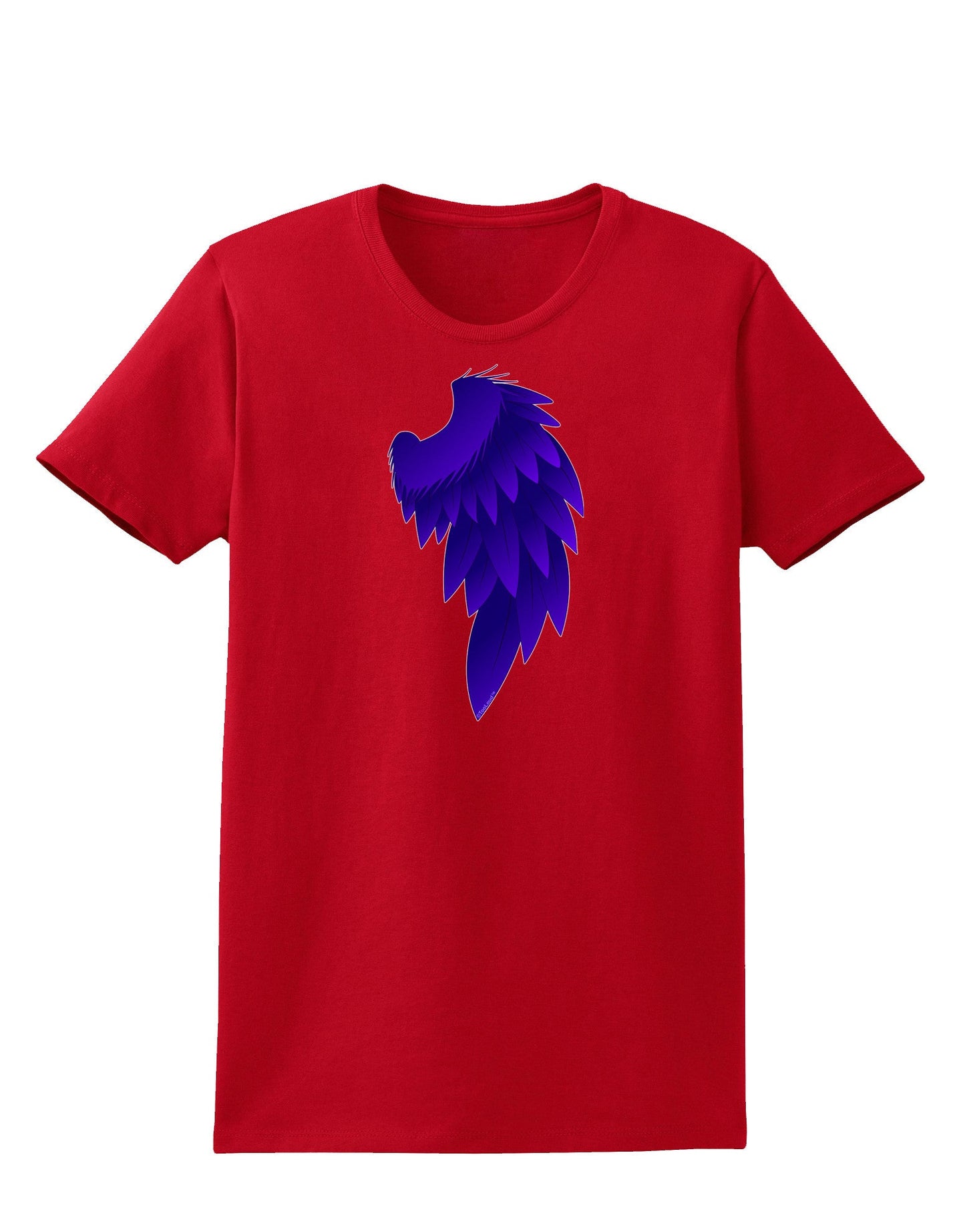 Single Right Dark Angel Wing Design - Couples Womens Dark T-Shirt-Womens T-Shirt-TooLoud-Red-X-Small-Davson Sales