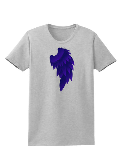 Single Right Dark Angel Wing Design - Couples Womens T-Shirt-Womens T-Shirt-TooLoud-AshGray-X-Small-Davson Sales