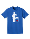 Single and Happy - Single Woman Adult Dark T-Shirt by TooLoud-Mens T-Shirt-TooLoud-Royal-Blue-Small-Davson Sales