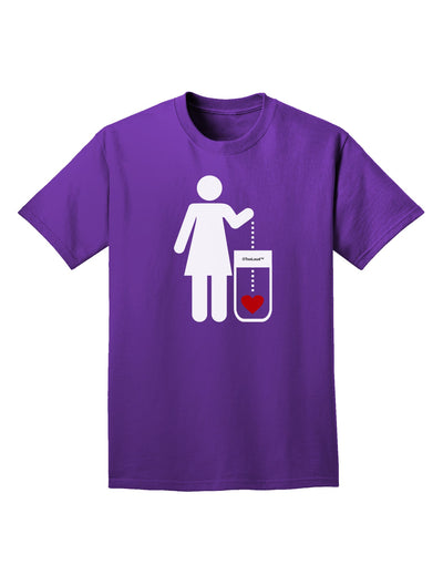 Single and Happy - Single Woman Adult Dark T-Shirt by TooLoud-Mens T-Shirt-TooLoud-Purple-Small-Davson Sales