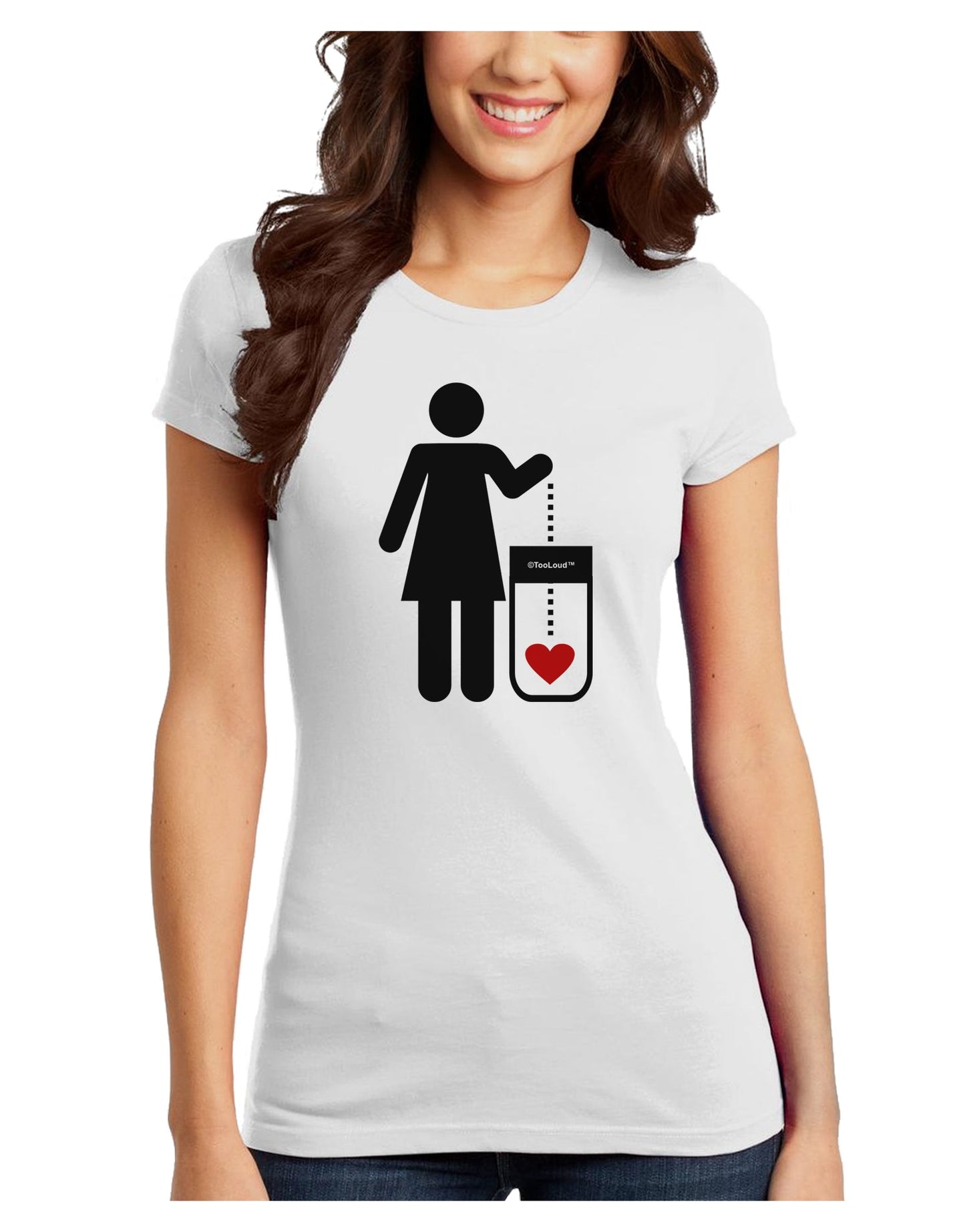 Single and Happy - Single Woman Juniors T-Shirt by TooLoud-Womens Juniors T-Shirt-TooLoud-White-Juniors Fitted X-Small-Davson Sales
