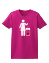 Single and Happy - Single Woman Womens Dark T-Shirt by TooLoud-Womens T-Shirt-TooLoud-Hot-Pink-Small-Davson Sales