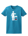 Single and Happy - Single Woman Womens Dark T-Shirt by TooLoud-Womens T-Shirt-TooLoud-Turquoise-X-Small-Davson Sales