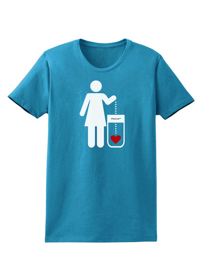 Single and Happy - Single Woman Womens Dark T-Shirt by TooLoud-Womens T-Shirt-TooLoud-Turquoise-X-Small-Davson Sales