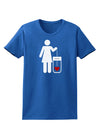 Single and Happy - Single Woman Womens Dark T-Shirt by TooLoud-Womens T-Shirt-TooLoud-Royal-Blue-X-Small-Davson Sales