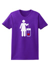 Single and Happy - Single Woman Womens Dark T-Shirt by TooLoud-Womens T-Shirt-TooLoud-Purple-X-Small-Davson Sales