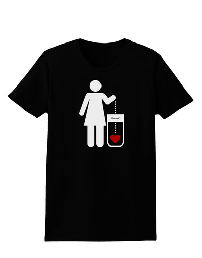 Single and Happy - Single Woman Womens Dark T-Shirt by TooLoud-Womens T-Shirt-TooLoud-Black-X-Small-Davson Sales