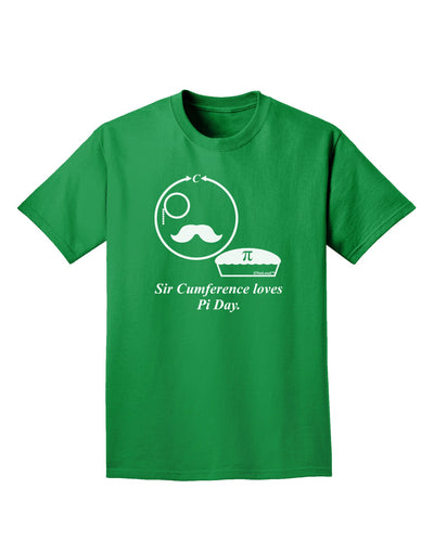 Sir Cumference Loves Pi Day Adult Dark T-Shirt-Mens T-Shirt-TooLoud-Kelly-Green-Small-Davson Sales