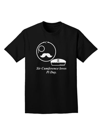 Sir Cumference Loves Pi Day Adult Dark T-Shirt-Mens T-Shirt-TooLoud-Black-Small-Davson Sales