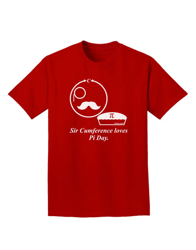 Sir Cumference Loves Pi Day Adult Dark T-Shirt-Mens T-Shirt-TooLoud-Red-Small-Davson Sales