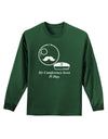 Sir Cumference Loves Pi Day Adult Long Sleeve Dark T-Shirt-TooLoud-Dark-Green-Small-Davson Sales