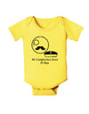 Sir Cumference Loves Pi Day Baby Romper Bodysuit-Baby Romper-TooLoud-Yellow-06-Months-Davson Sales