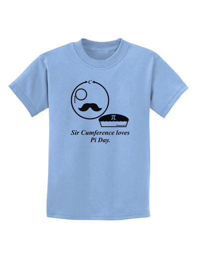 Sir Cumference Loves Pi Day Childrens T-Shirt-Childrens T-Shirt-TooLoud-Light-Blue-X-Small-Davson Sales