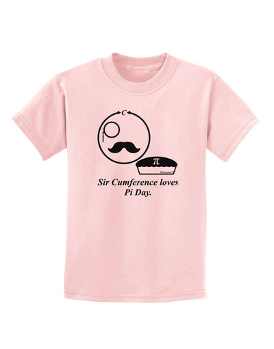 Sir Cumference Loves Pi Day Childrens T-Shirt-Childrens T-Shirt-TooLoud-PalePink-X-Small-Davson Sales