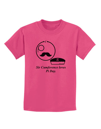 Sir Cumference Loves Pi Day Childrens T-Shirt-Childrens T-Shirt-TooLoud-Sangria-X-Small-Davson Sales
