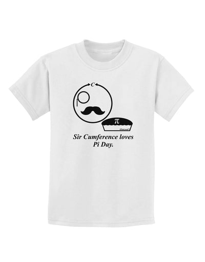 Sir Cumference Loves Pi Day Childrens T-Shirt-Childrens T-Shirt-TooLoud-White-X-Small-Davson Sales