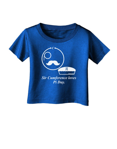 Sir Cumference Loves Pi Day Infant T-Shirt Dark-Infant T-Shirt-TooLoud-Royal-Blue-06-Months-Davson Sales