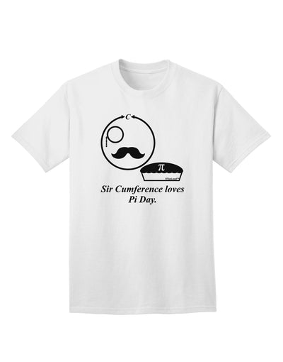 Sir Cumference Loves Pi Day - Premium Adult T-Shirt for Math Enthusiasts-Mens T-shirts-TooLoud-White-Small-Davson Sales