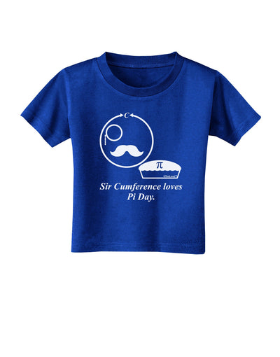 Sir Cumference Loves Pi Day Toddler T-Shirt Dark-Toddler T-Shirt-TooLoud-Royal-Blue-2T-Davson Sales