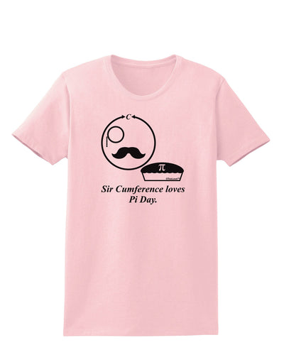 Sir Cumference Loves Pi Day Womens T-Shirt-Womens T-Shirt-TooLoud-PalePink-X-Small-Davson Sales