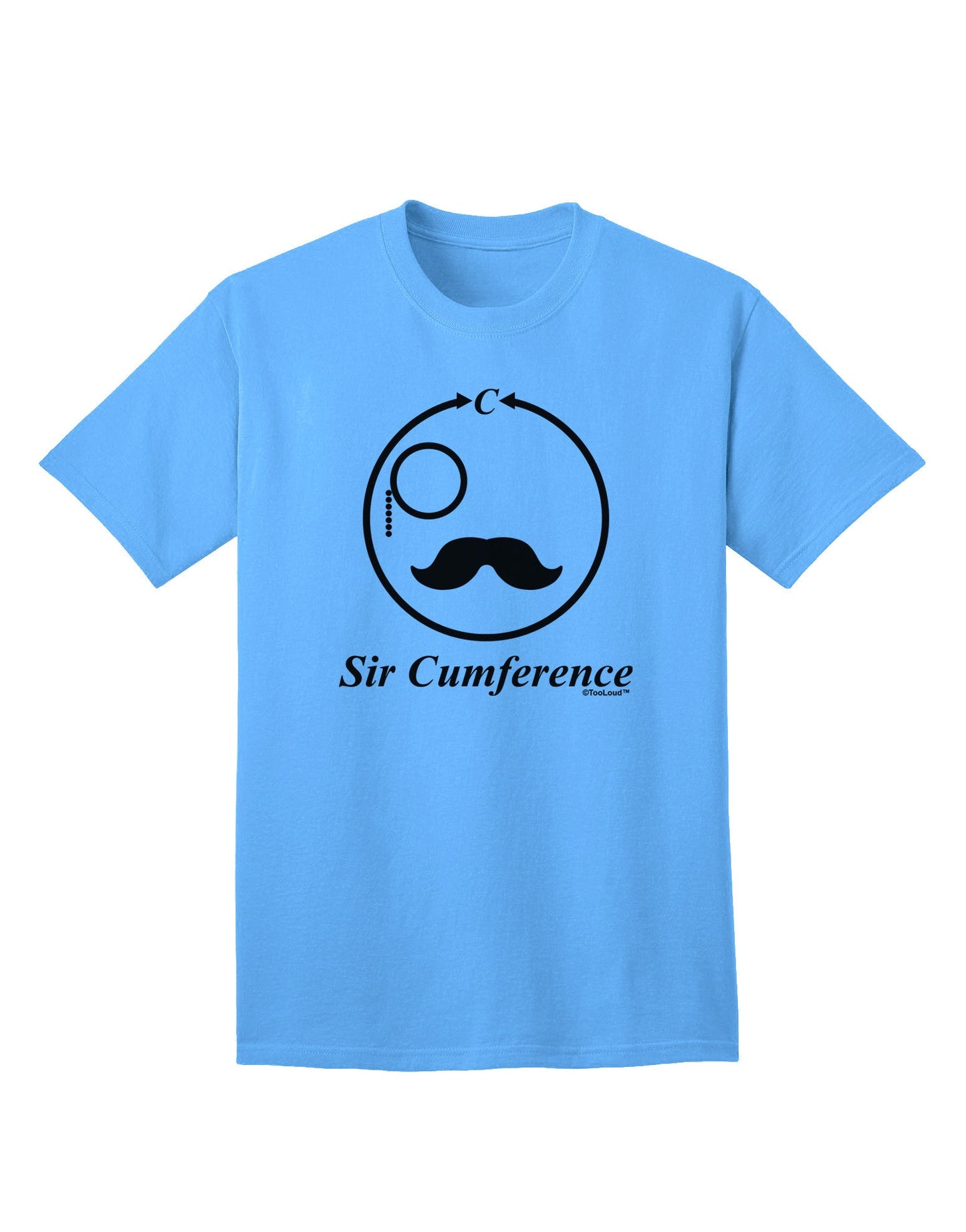Sir Cumference Premium Adult T-Shirt - Elegance Meets Comfort-Mens T-shirts-TooLoud-Aquatic-Blue-Small-Davson Sales