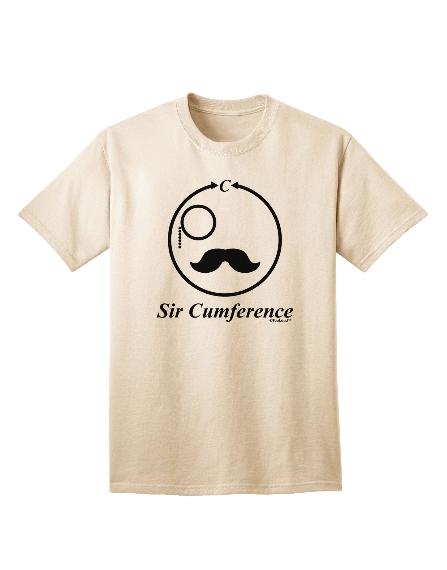 Sir Cumference Premium Adult T-Shirt - Elegance Meets Comfort-Mens T-shirts-TooLoud-Natural-Small-Davson Sales