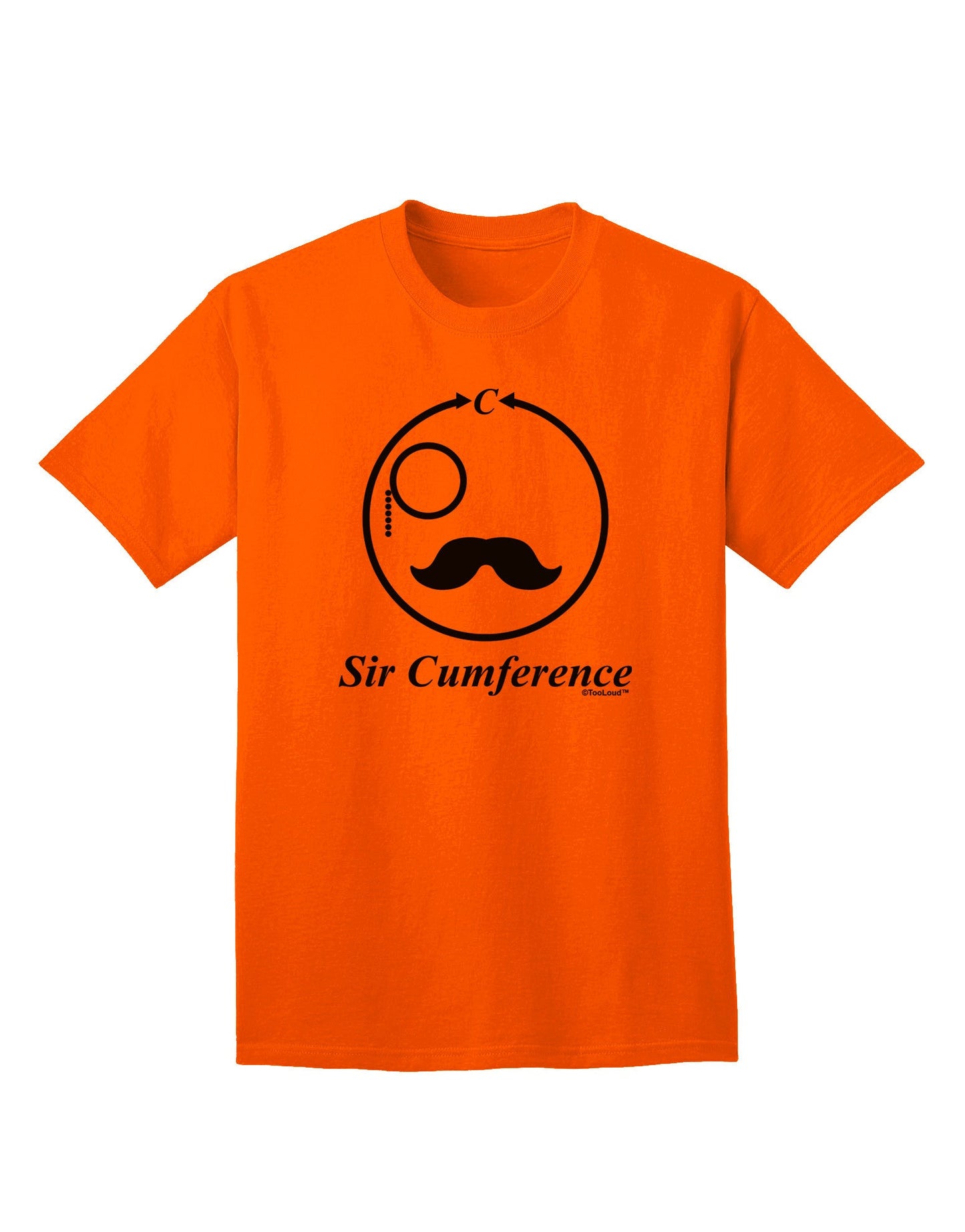 Sir Cumference Premium Adult T-Shirt - Elegance Meets Comfort-Mens T-shirts-TooLoud-Orange-Small-Davson Sales