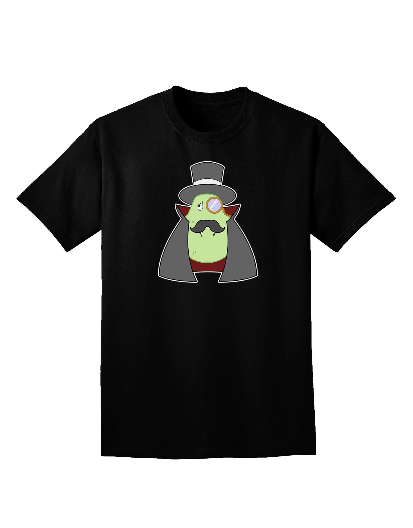 Sir Pearrington Vampire - Cute Fruit Adult Dark V-Neck T-Shirt-Mens V-Neck T-Shirt-TooLoud-Black-Small-Davson Sales