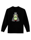 Sir Pearrington Vampire - Cute Fruit Adult Long Sleeve Dark T-Shirt-TooLoud-Black-Small-Davson Sales