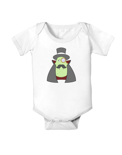 Sir Pearrington Vampire - Cute Fruit Baby Romper Bodysuit-Baby Romper-TooLoud-White-06-Months-Davson Sales