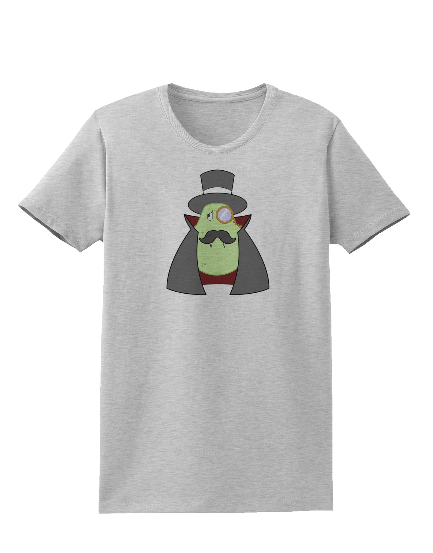Sir Pearrington Vampire - Cute Fruit Womens T-Shirt-Womens T-Shirt-TooLoud-AshGray-X-Small-Davson Sales
