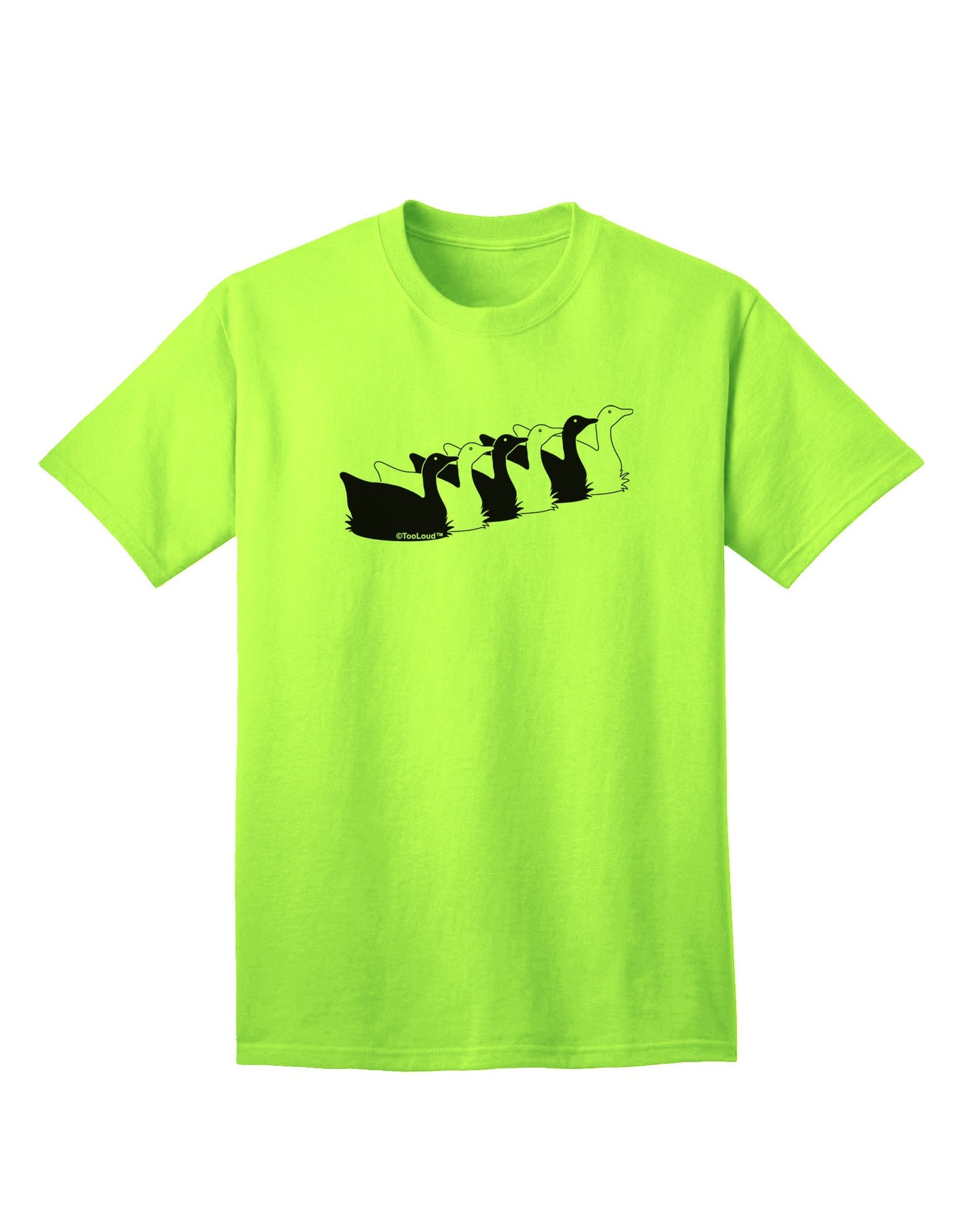 Six Geese A Laying - Premium Adult T-Shirt Collection-Mens T-shirts-TooLoud-Neon-Green-Small-Davson Sales