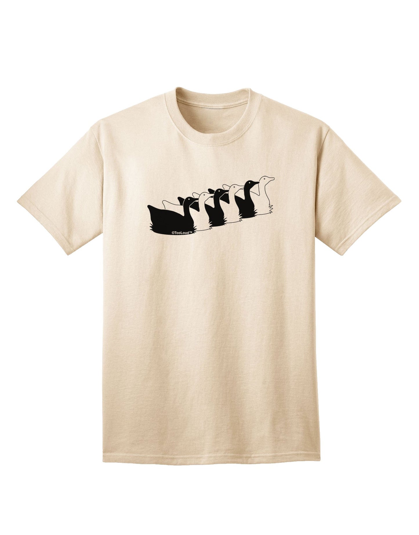 Six Geese A Laying - Premium Adult T-Shirt Collection-Mens T-shirts-TooLoud-Natural-Small-Davson Sales